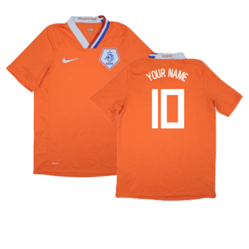 Holland 2008-10 Home Shirt ((Excellent) M) (Your Name)