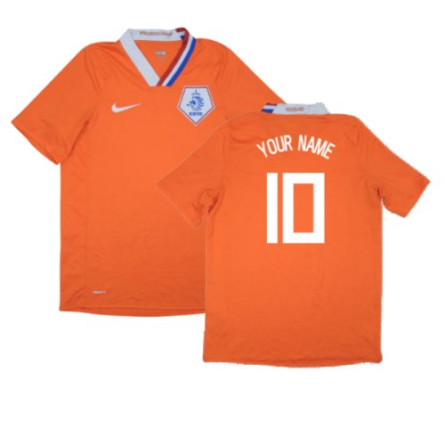Holland 2008-10 Home Shirt ((Excellent) XL) (Your Name)