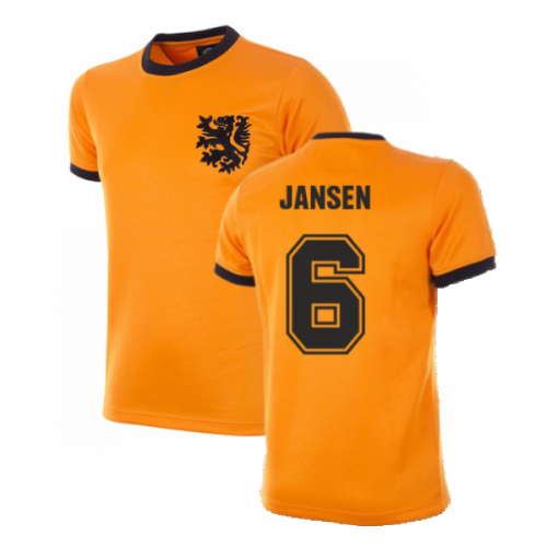 Holland World Cup 1978 Retro Football Shirt (Jansen 6)