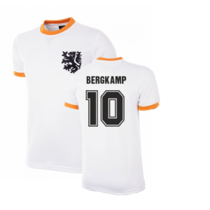 Holland World Cup Away 1978 Retro Football Shirt (BERGKAMP 10)