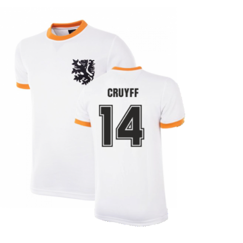 Holland World Cup Away 1978 Retro Football Shirt (CRUYFF 14)