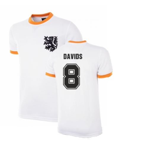 Holland World Cup Away 1978 Retro Football Shirt (DAVIDS 8)