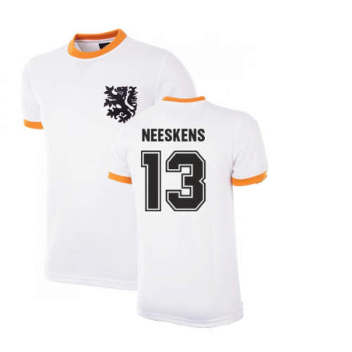 Holland World Cup Away 1978 Retro Football Shirt (Neeskens 13)