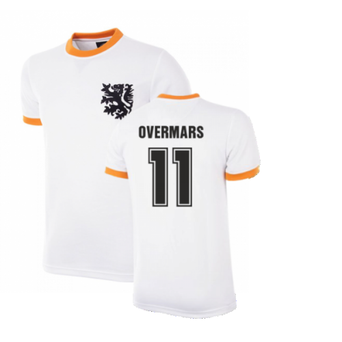 Holland World Cup Away 1978 Retro Football Shirt (OVERMARS 11)