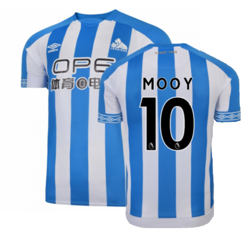 Huddersfield 2018-19 Home Shirt ((Excellent) M) (Mooy 10)