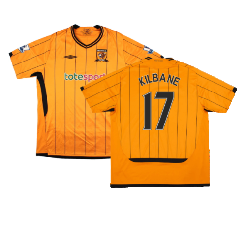 Hull City 2009-10 Home Shirt ((Excellent) XL) (Kilbane 17)