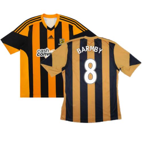 Hull City 2013-14 Home Shirt ((Excellent) S) (Barmby 8)