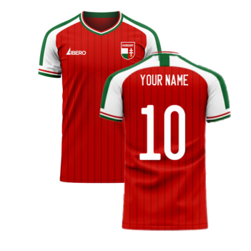 Hungary 2024-2025 Home Concept Football Kit (Libero) (Your Name)