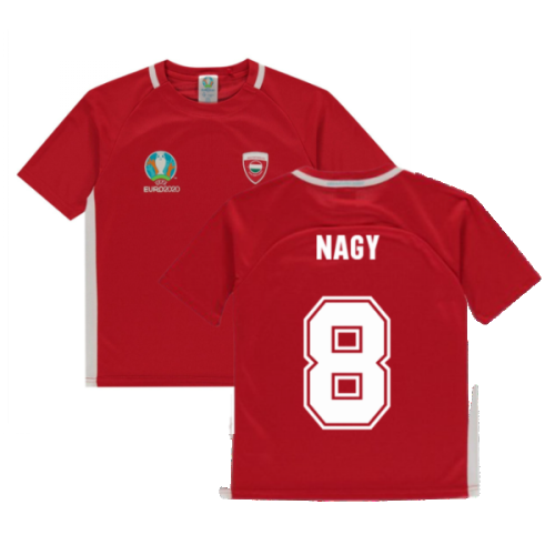 Hungary 2021 Polyester T-Shirt (Red) - Kids (Nagy 8)