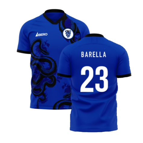 Inter 2024-2025 Training Concept Football Kit (Libero) (Barella 23)