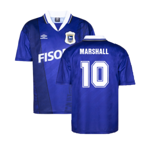 Ipswich Town 1994 Home Retro Shirt (Marshall 10)