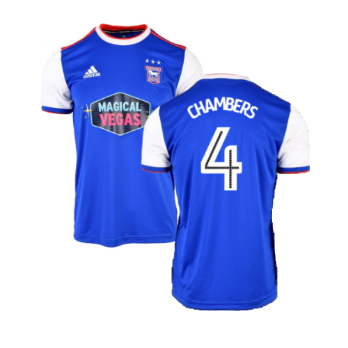 Ipswich Town 2018-19 Home Shirt ((Excellent) XXL) (Chambers 4)