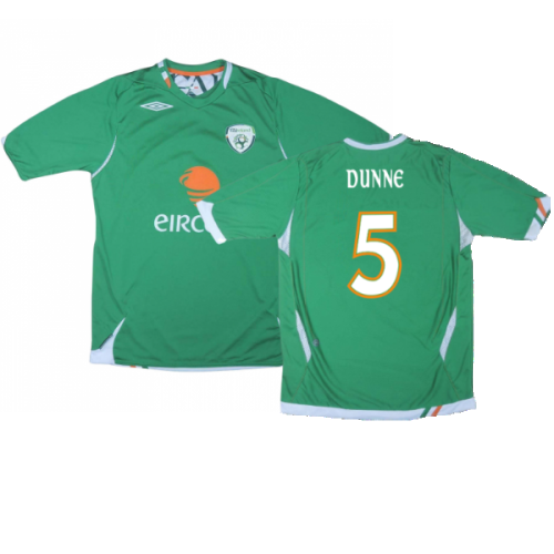 Ireland 2006-08 Home Shirt ((Very Good) XL) (Dunne 5)