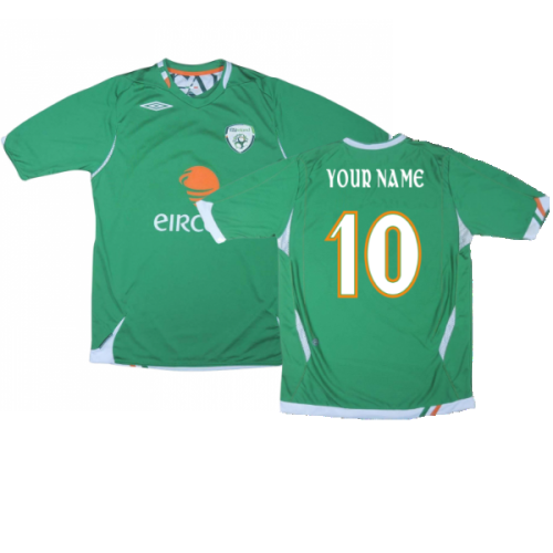 Ireland 2006-08 Home Shirt ((Very Good) XL) (Your Name)