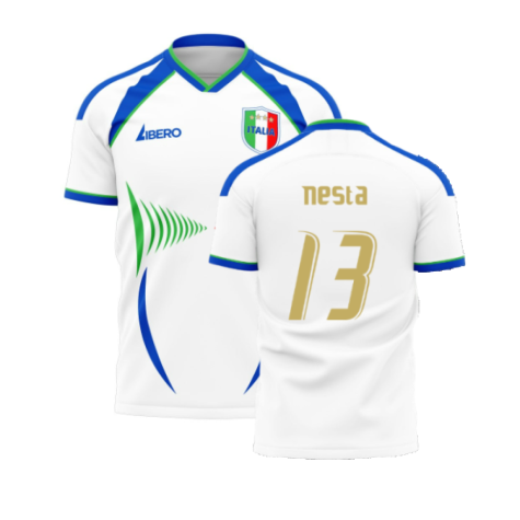 Italy 2006 Style Away Concept Shirt (Libero) (Nesta 13)