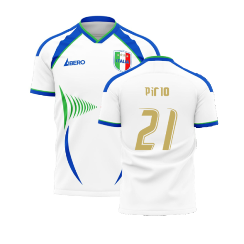 Italy 2006 Style Away Concept Shirt (Libero) (PIRLO 21)