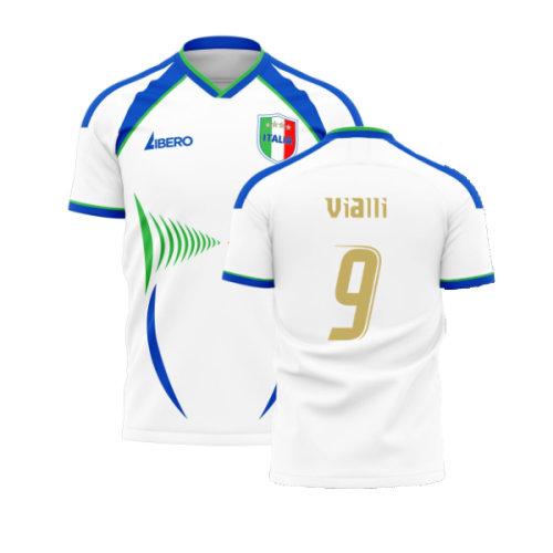 Italy 2006 Style Away Concept Shirt (Libero) (VIALLI 9)