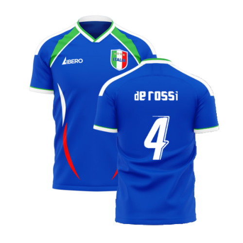 Italy 2006 Style Home Concept Shirt (Libero) (DE ROSSI 4)