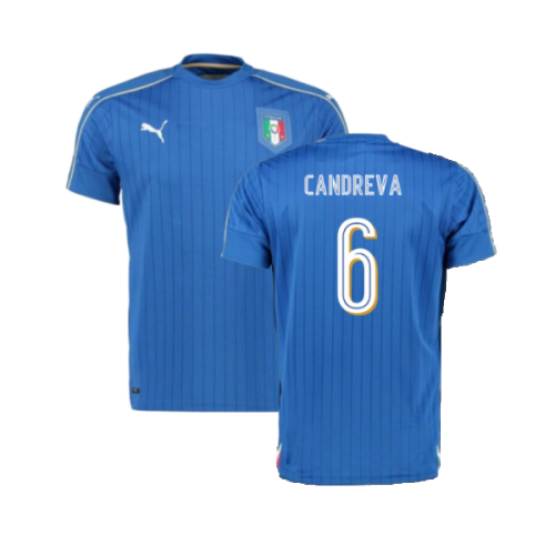 Italy 2016-17 Home Shirt ((Excellent) S) (Candreva 6)