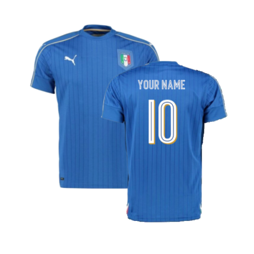 Italy 2016-17 Home Shirt ((Excellent) S) (Your Name)