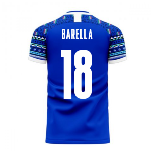 Italy 2024-2025 Home Concept Football Kit (Libero) (BARELLA 18)