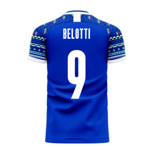 Italy 2024-2025 Home Concept Football Kit (Libero) (BELOTTI 9)