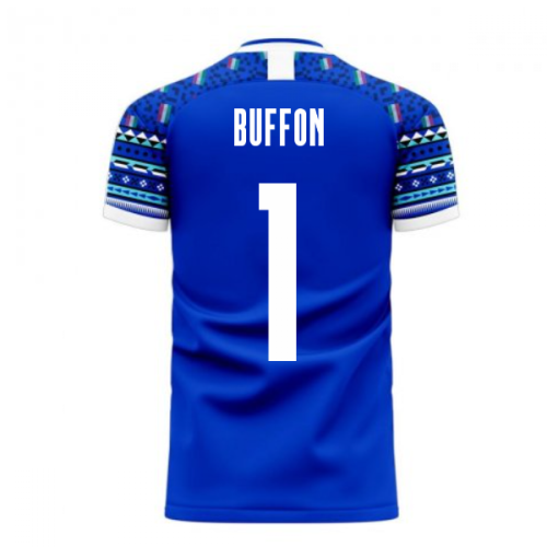 Italy 2024-2025 Home Concept Football Kit (Libero) (BUFFON 1)