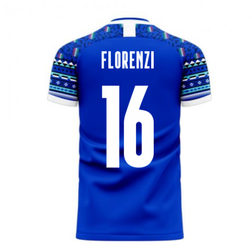 Italy 2024-2025 Home Concept Football Kit (Libero) (FLORENZI 16)