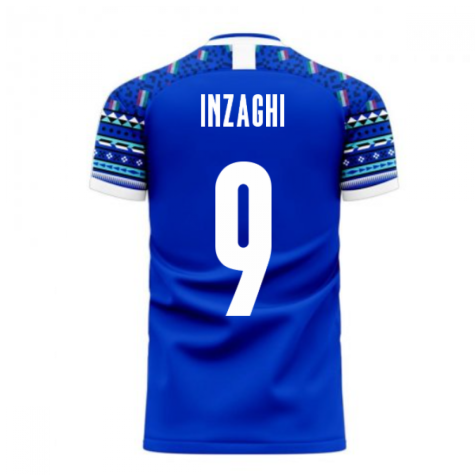 Italy 2025-2026 Home Concept Football Kit (Libero) (INZAGHI 9)