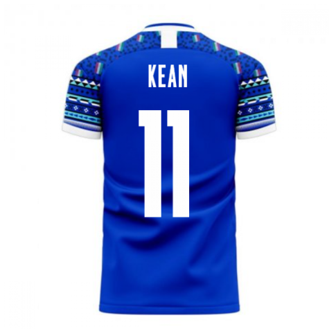 Italy 2024-2025 Home Concept Football Kit (Libero) (KEAN 11)