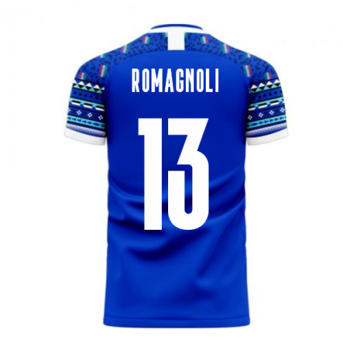 Italy 2024-2025 Home Concept Football Kit (Libero) (ROMAGNOLI 13)