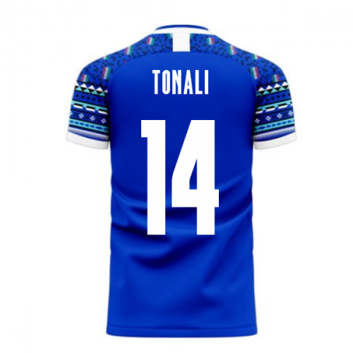 Italy 2024-2025 Home Concept Football Kit (Libero) (TONALI 14)