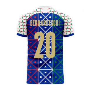 Italy 2024-2025 Renaissance Home Concept Football Kit (Libero) (BERNARDESCHI 20)