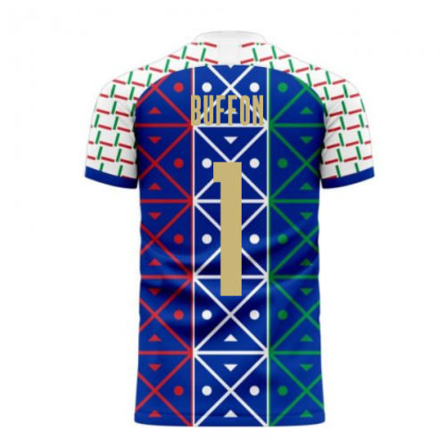 Italy 2024-2025 Renaissance Home Concept Football Kit (Libero) (BUFFON 1)