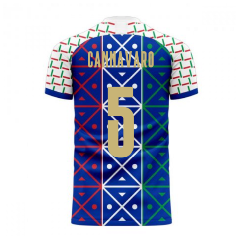 Italy 2024-2025 Renaissance Home Concept Football Kit (Libero) (CANNAVARO 5)