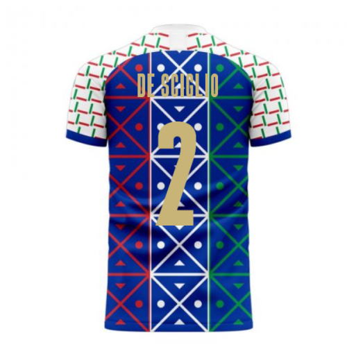 Italy 2024-2025 Renaissance Home Concept Football Kit (Libero) (DE SCIGLIO 2)