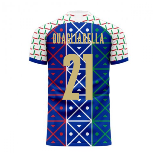 Italy 2024-2025 Renaissance Home Concept Football Kit (Libero) (QUAGLIARELLA 21)