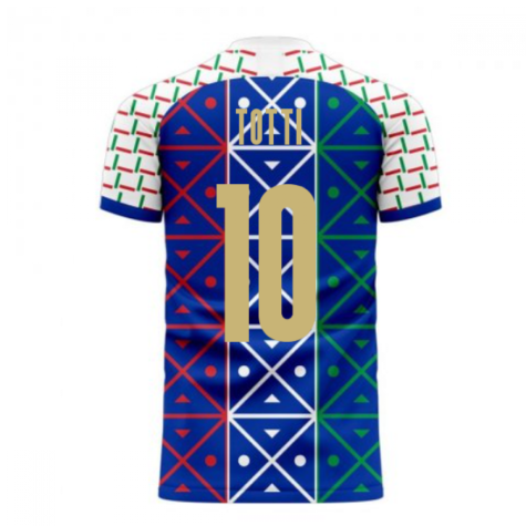 Italy 2025-2026 Renaissance Home Concept Football Kit (Libero) (TOTTI 10)