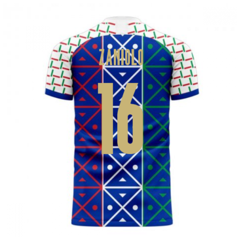 Italy 2024-2025 Renaissance Home Concept Football Kit (Libero) (ZANIOLO 16)