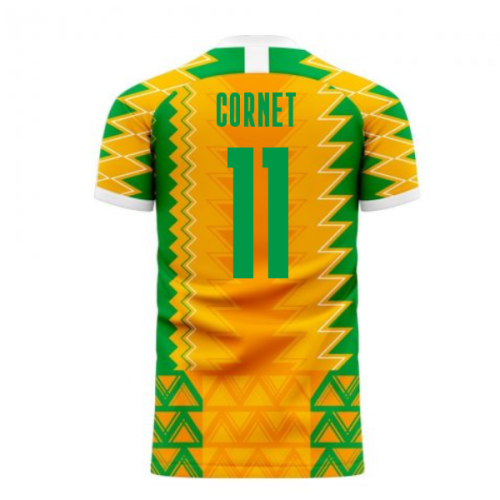 Ivory Coast 2024-2025 Home Concept Football Kit (Libero) (CORNET 11)