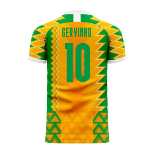 Ivory Coast 2024-2025 Home Concept Football Kit (Libero) (GERVINHO 10)