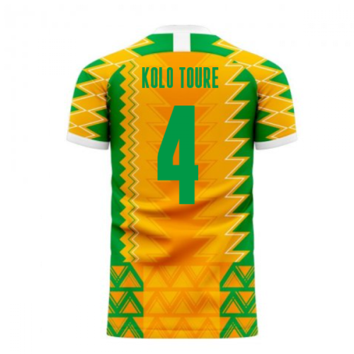 Ivory Coast 2024-2025 Home Concept Football Kit (Libero) (KOLO TOURE 4)