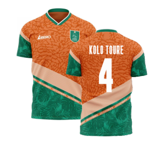 Ivory Coast 2025-2026 Away Concept Football Kit (Libero) (KOLO TOURE 4) Ivory Coast 2025-2026 Away Concept Football Kit (Libero) (KOLO TOURE 4)