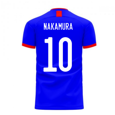 Japan 2024-2025 Home Concept Football Kit (Airo) (NAKAMURA 10)