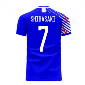 Japan 2025-2026 Home Concept Football Kit (Libero) (SHIBASAKI 7) Japan 2025-2026 Home Concept Football Kit (Libero) (SHIBASAKI 7)