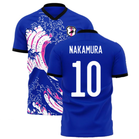 Japan Wave Concept Football Kit (Libero) (NAKAMURA 10)