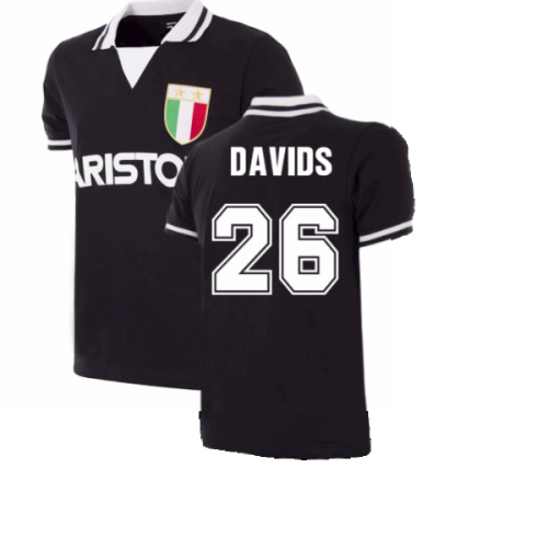 Juventus FC 1986 - 87 Away Retro Football Shirt (DAVIDS 26)