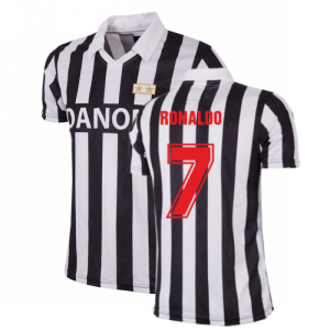 Juventus FC 1992 - 93 Coppa UEFA Retro Football Shirt (RONALDO 7)