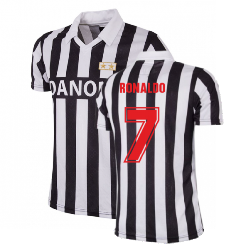 Juventus FC 1992 - 93 Coppa UEFA Retro Football Shirt (RONALDO 7)