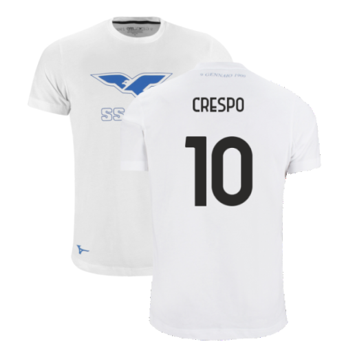 Lazio 125th Anniversary Cotton Tee (White) (Crespo 10)